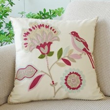 Spring Floral Brid Pillow Covers 18x18 Inch 18" x 18" Pack of 1 Flower F