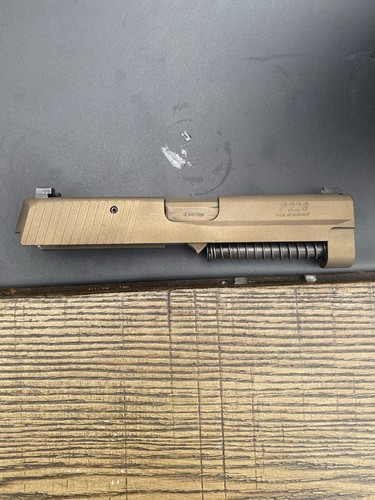 SIG SAUER OEM P228 SLIDE BARREL GUIDE ROD SPRING 9MM Complete Slide German Used