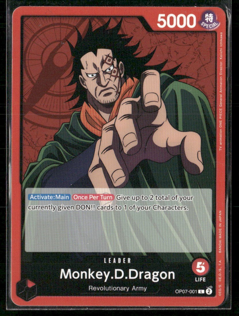 Monkey.D.Dragon (001) L 500 Years in the Future OP07-001 NM