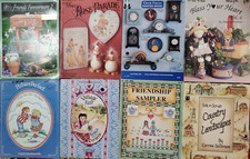 Lot of 8 Vintage Painting Craft Folk Art Country  Tole Paint Books B10 