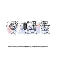 Kompressor Klimaanlage FüR Opel Astra J Caravan Zafira Tourer C