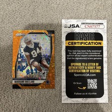 Marshawn Kneeland Signed Autograph 2024 Panini Prizm Rookie Card RC JSA COA RIP. rookie card picture