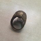 Brass Skull Ring Size 8 — photo 4