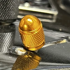 Kinnatone Stubby  Gold Switch Tip Knob Strat tele Style Blade Style