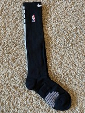Nike NBA Authentic XL Knee High Socks Black Quick Player Team Issued On Court