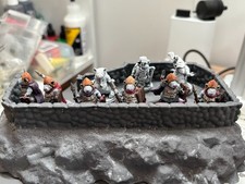 Hand Painted Rat Miniatures Lot DnD Warband  Rat Queen 9 Figures RPG Tabletop