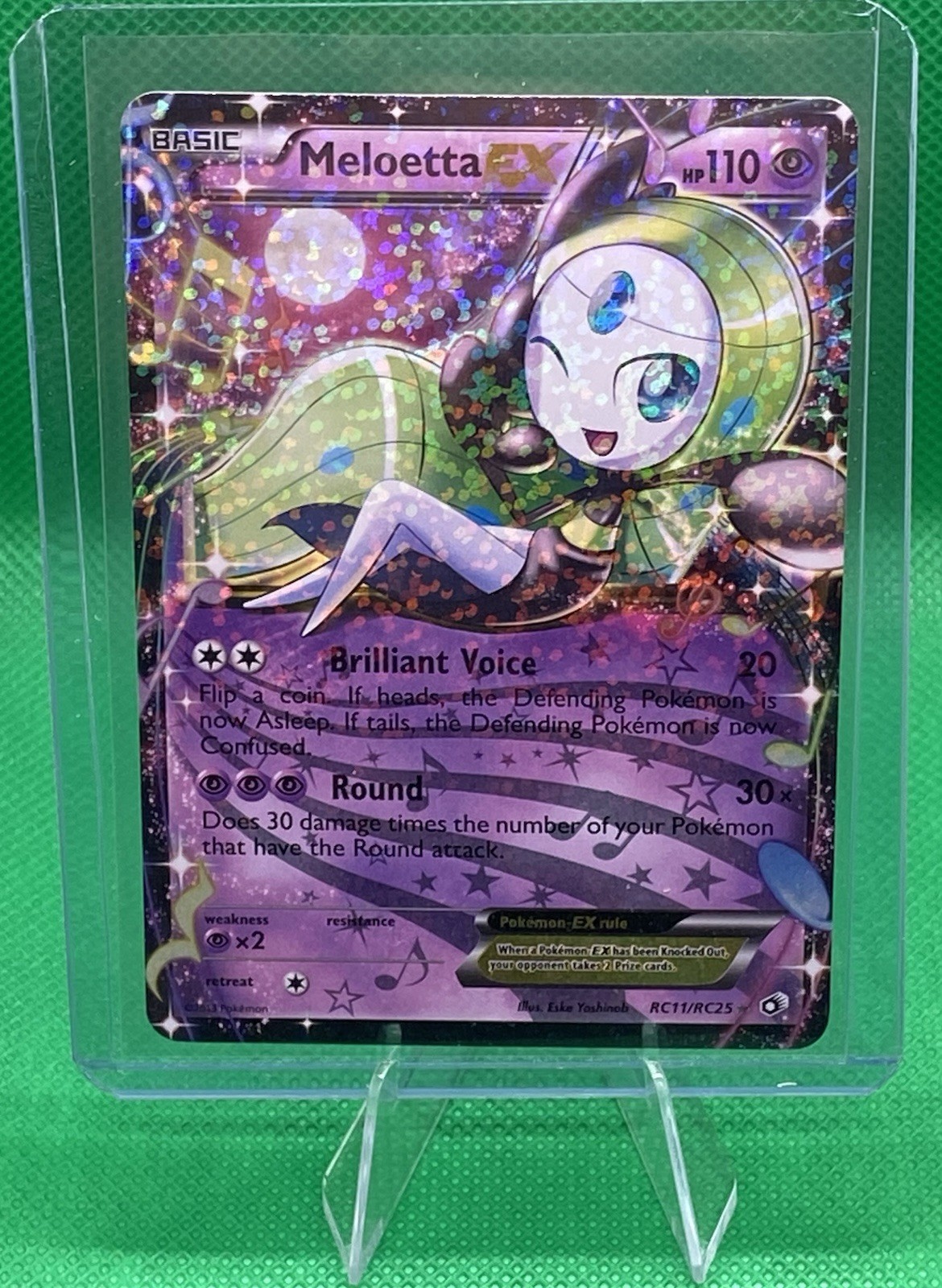 Meloetta EX - Legendary Treasures: Radiant Collection (LTR) RC11/RC25 HoloFoil