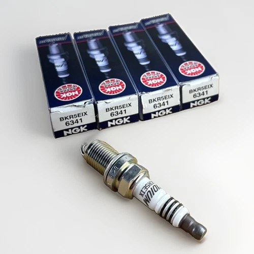 4x Genuine NGK 6341 Iridium IX Spark Plugs BKR5EIX for Toyota Scion VW MB GM