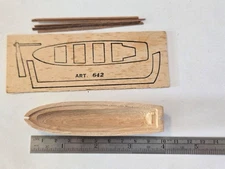 Ship Model Parts Fittings Mantua Wood lifeboat longboat kit 100mm x 25mm