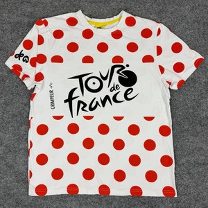 Maglia Ciclismo Tour De France Best Climber - Griglia A Pois Rossa - Uomo S-5XL
