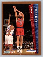 1992-93 Fleer #229 Rex Chapman - Washington Bullets
