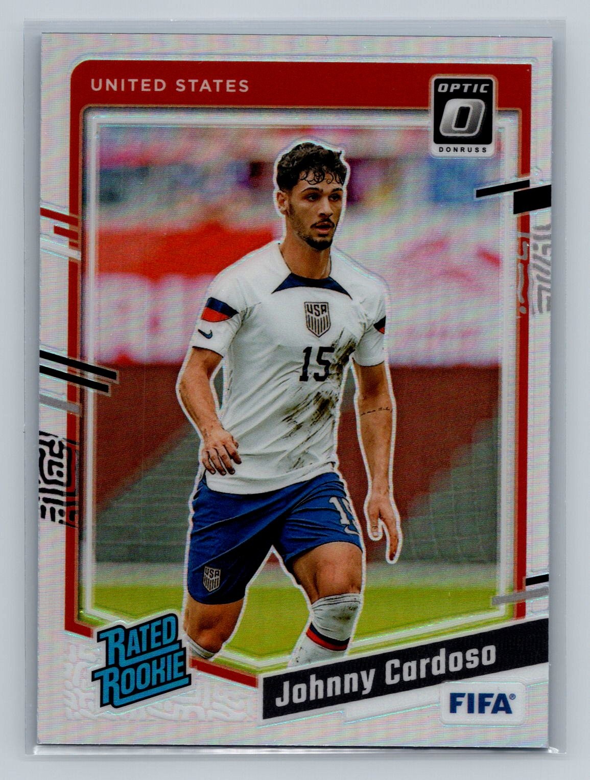 Johnny Cardoso 2023-24 Donruss #180 Optic Holo USA