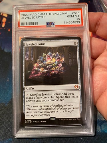 MTG Commander Masters Jeweled Lotus PSA 10