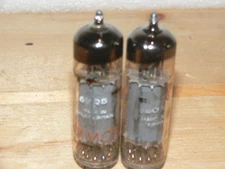 2 Mullard 6BQ5/EL84 Tubes (UK) Test Good-Hammond/Amperex