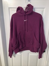 Nike Hoodie Womens Small Cropped Long Sleeve Pullover Size