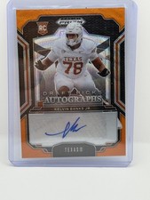 2025 Panini Prizm Draft Picks- Auto Kelvin Banks Jr Orange Pulsar /75 (AU, RC)