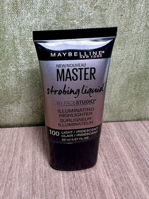 NEW Sealed Maybelline MASTER Strobing Liquid  Illuminating Highlighter 100 Light