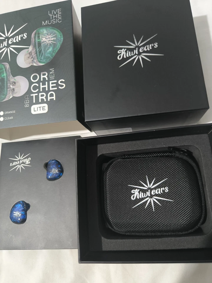 Monitor interno Linsoul Kiwi Ears Orchestra Lite Performance personalizado 8BA (azul) - Imagen 2 de 4