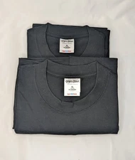 Shaka Wear Black XL T-Shirt 2-Pk, Streetwear Essentials Heavyweight 100% Cotton