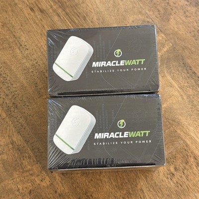 MiracleWatt - Stabliize Your Home - NEW SEALED - SET OF 2 - FREE SAME DAY SHIP