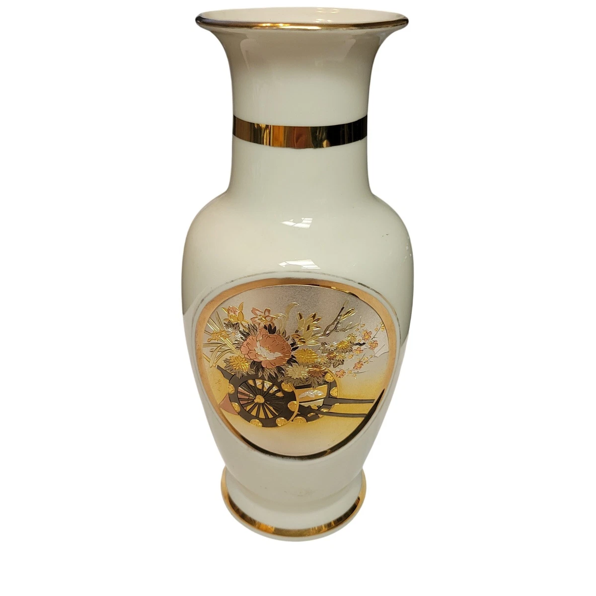 日本の伝統的な金色装飾陶器花瓶 金色亚洲花瓶| eBay
