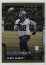 2017 Panini Donruss Rookies Press Proof Silver 13/100 Derek Barnett #358 1m22