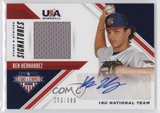 2020 Panini USA Baseball Stars & Stripes Signatures /399 Ben Hernandez Auto 01dp