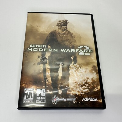 Call of Duty Modern Warfare 2 PC DVD-ROM Computer Video Game 2 Disc ...