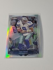 2014 Topps Chrome Football Tony Romo Refractor #77 Dallas Cowboys NFL