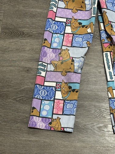 VINTAGE Scooby Doo Pants Youth Size Large Casual AOP Unisex Kids 90s - Picture 2 of 10