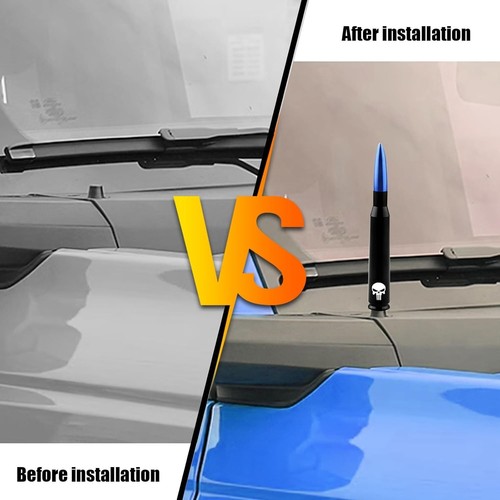JESENY UNIVERSAL TRUCK 5.4" BULLET ANTENNA FOR CHEVY,FORD,JEEP - Picture 5 of 7