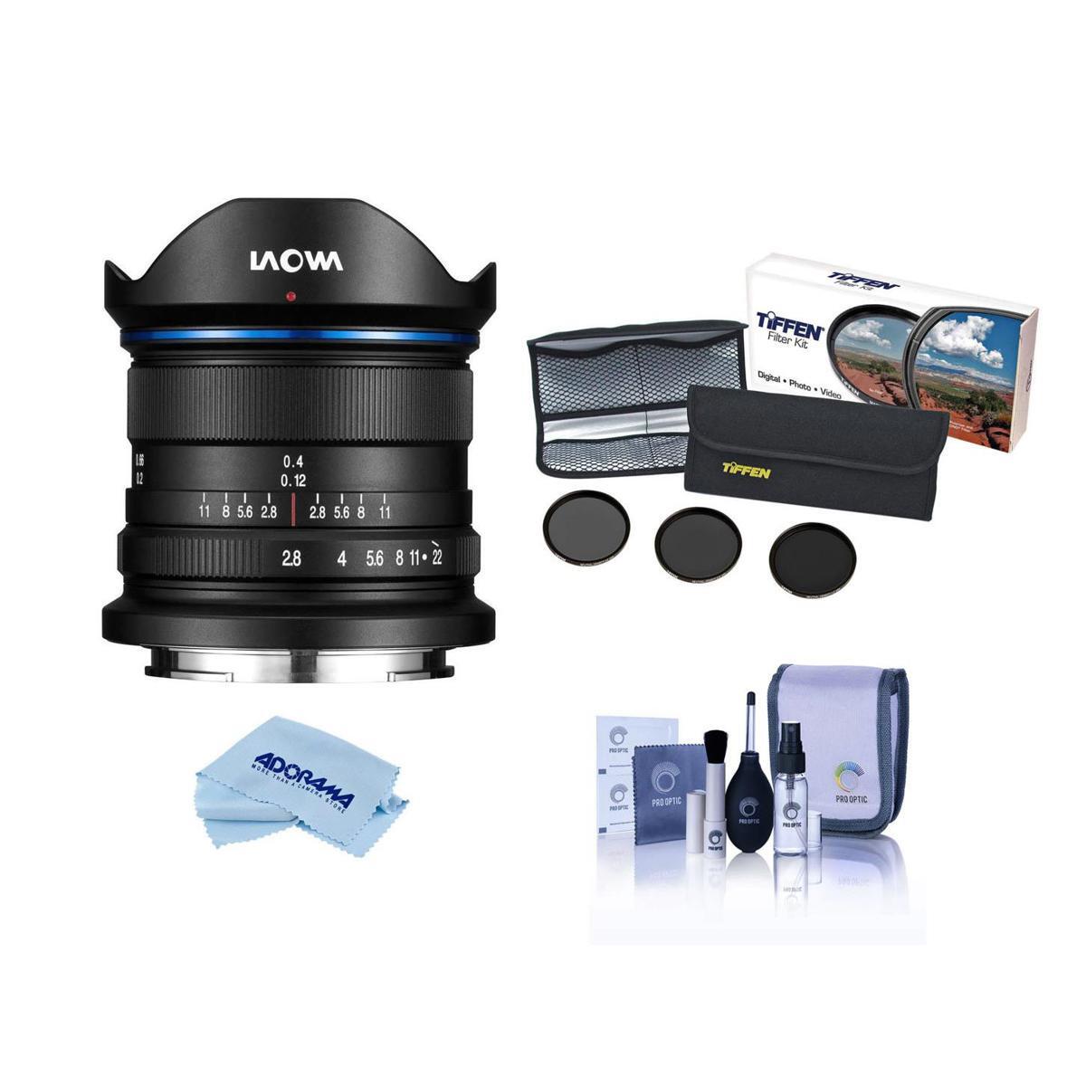 Объектив Venus Laowa 9mm f/2.8 Zero-D Prime для MFT с комплектом 49-миллиметровых ND-фильтров