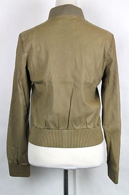 Bottega Veneta★素敵!Beige Leather Jacket w/Braid Pattern $6650 Bottega Veneta Women's Leather Jacket w/Braid Pattern