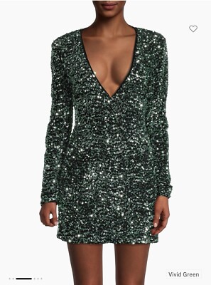 Bardot Sequin dress - Green FABULOUS & SEXY | eBay