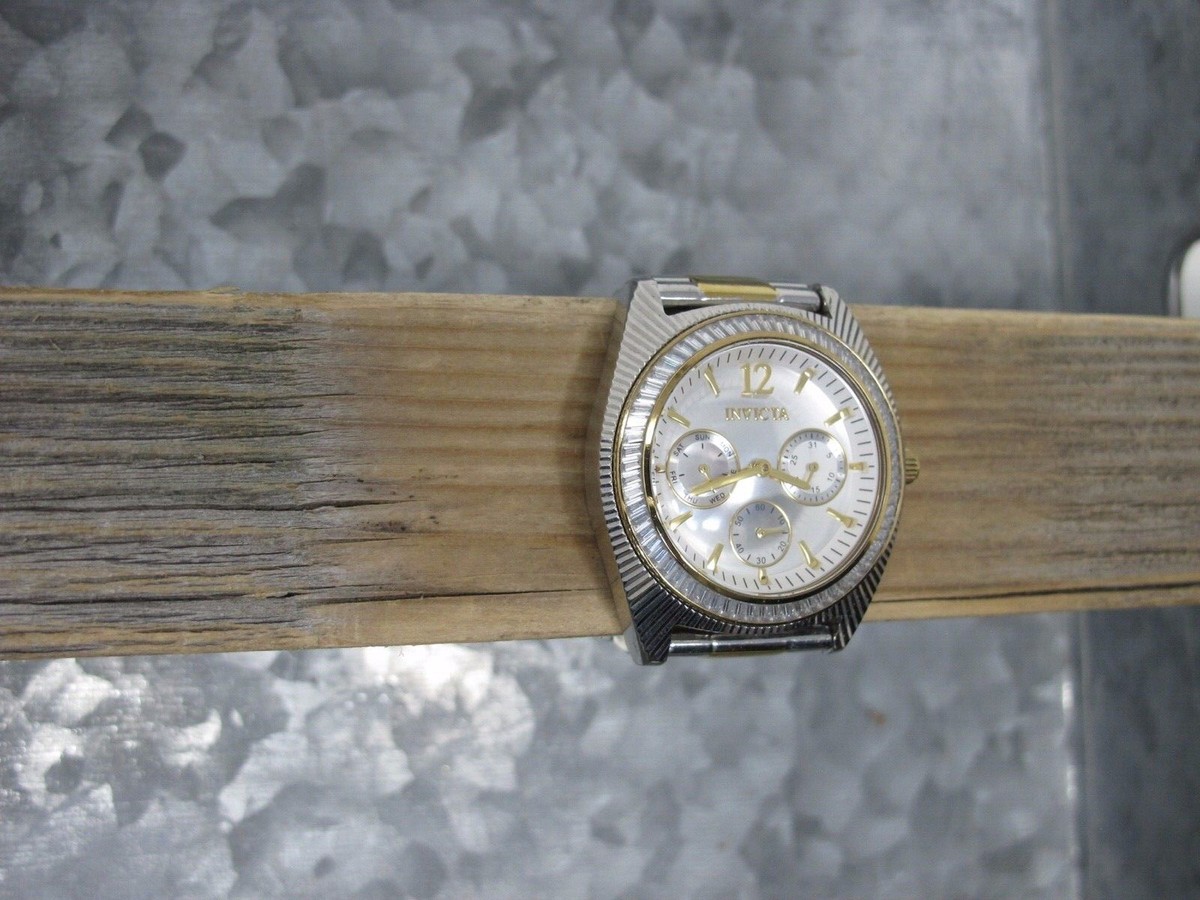 Invicta Angel Silver and Gold, Model 26744, Crystal Bezel Invicta Angel Silver and Gold, Model 26744, Crystal Bezel