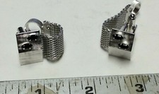 Collectible cuff links with black stones,could be Onyx,very nice condition J671