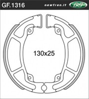 Bremsbacken Hinten Newfreno Honda Ses Dylan 150 2002 2003 2004