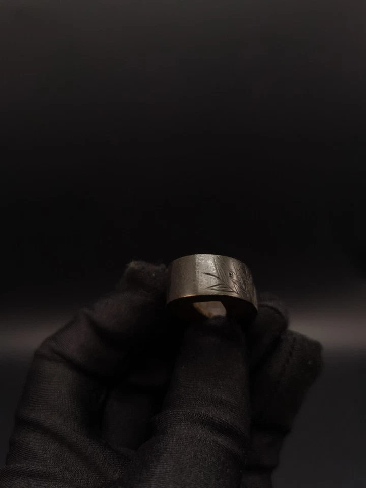 Barco pequeno japonês e remo único fúchi para período WakziashiEdo antigo F112 - Imagem 2 de 4