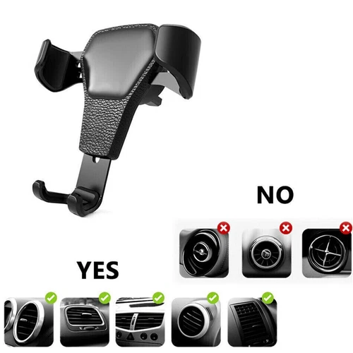 Universal Gravity Car Holder Mount Air Vent Stand Cradle For Mobile Cell Phone - Picture 8 of 15