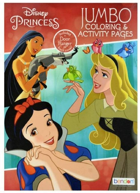 Disney Princess Set of 4 Jumbo Coloring Activity Book for sale online ...