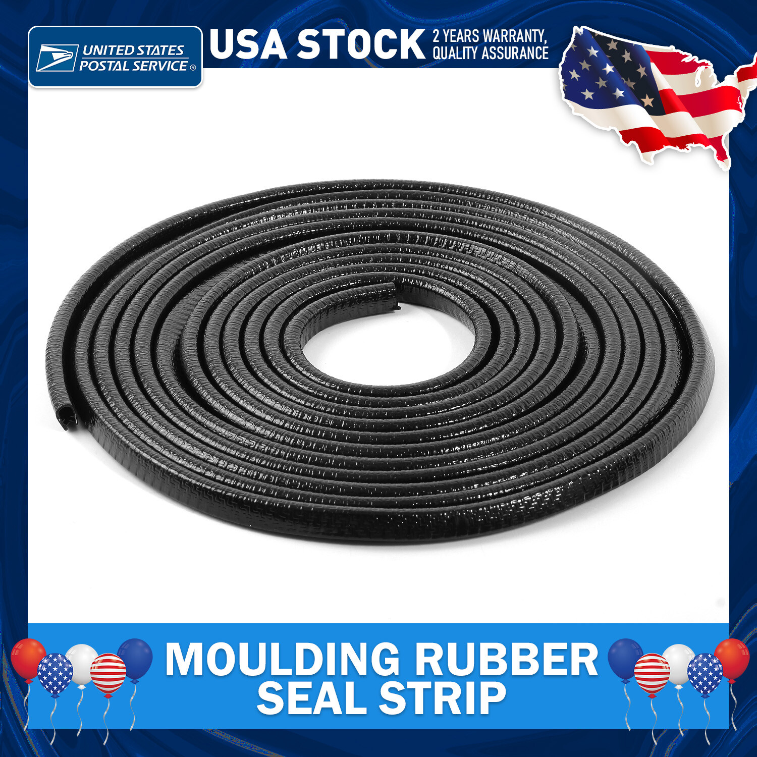 20ft durable noise-reducing rubber edge strip seal for car windows