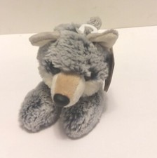 Aurora World 12" Gray Wolf Standing Plush Stuffed Animal Realistic Timber Wolf