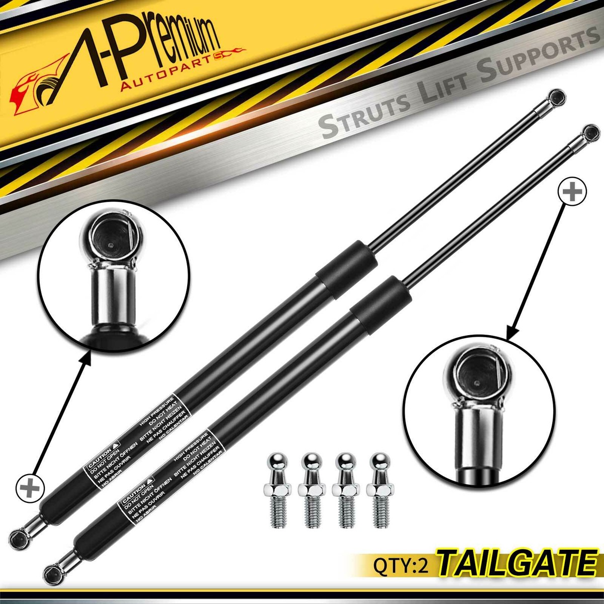 A-Premium 2x Rear Trunk Lift Supports Shock Struts for Nissan