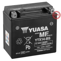 Originale Batterie Yuasa YTX14-BS 12Ah Piaggio Vespa GTS (M45100) 250 2005-2014
