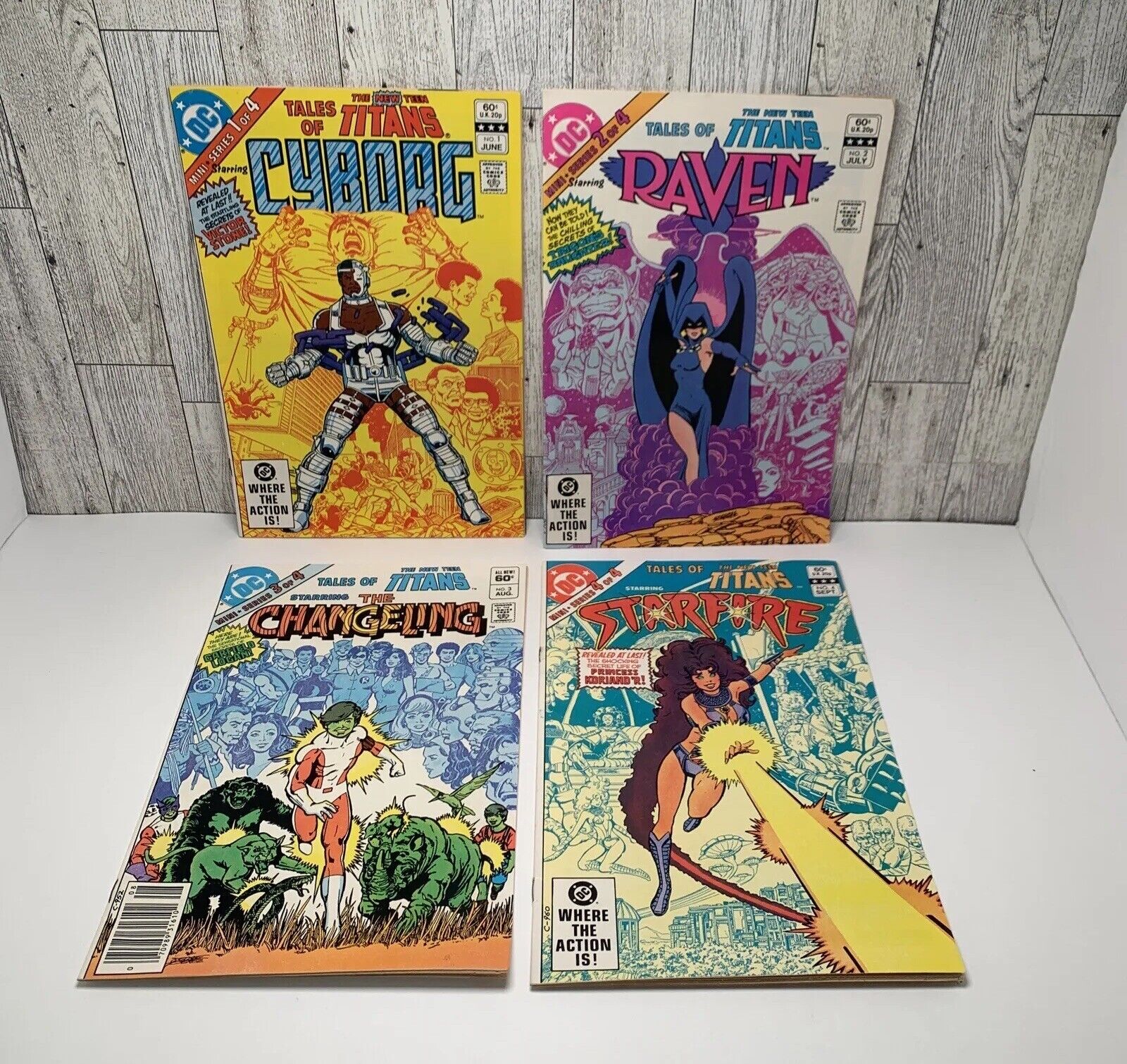Tales of the New Teen Titans DC Comics Issues 1-4 Mini Series 1982