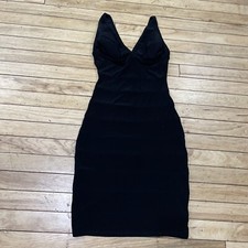 B. DARLIN Black Dress Women Size 3/4 USA Vintage New Year Little Black Dress 3 4