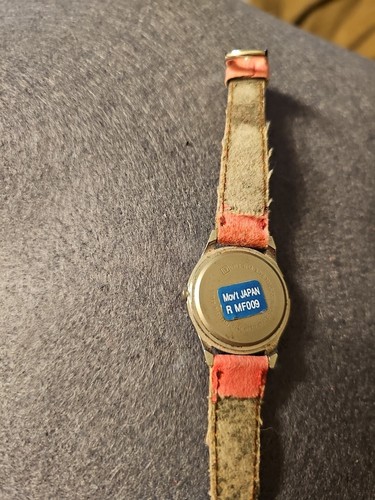 VINTAGE LADIES MINNIE MOUSE WATCH SILVER TONE V515-6080 WORKING & NEW BATTERY - Picture 9 of 13