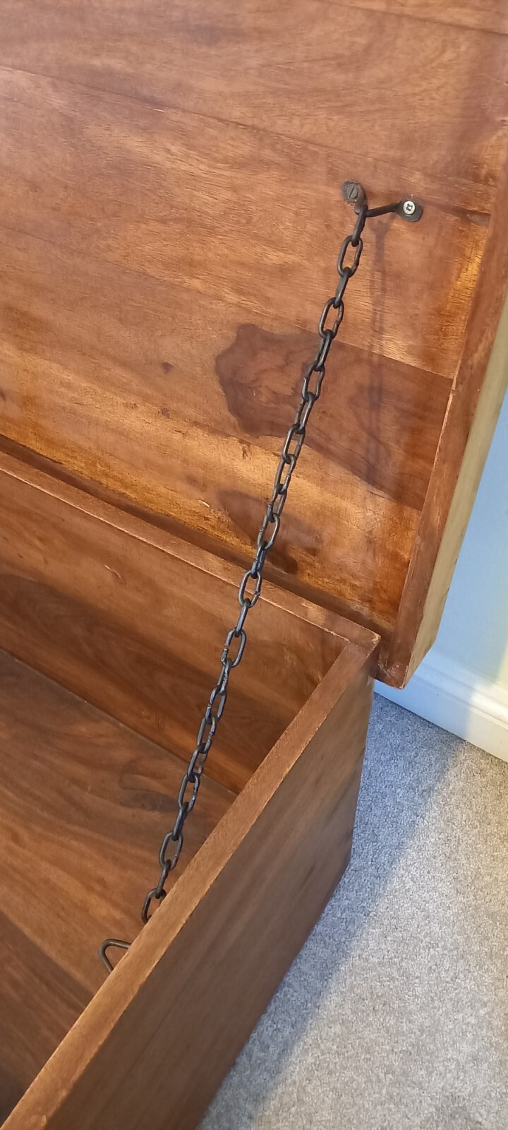 Large Sheesham Solid Wood Blanket Box / Storage Chest eBay