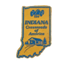 Indiana Crossroads of America Refrigerator Fridge Magnet FREE SHIPPING N3.