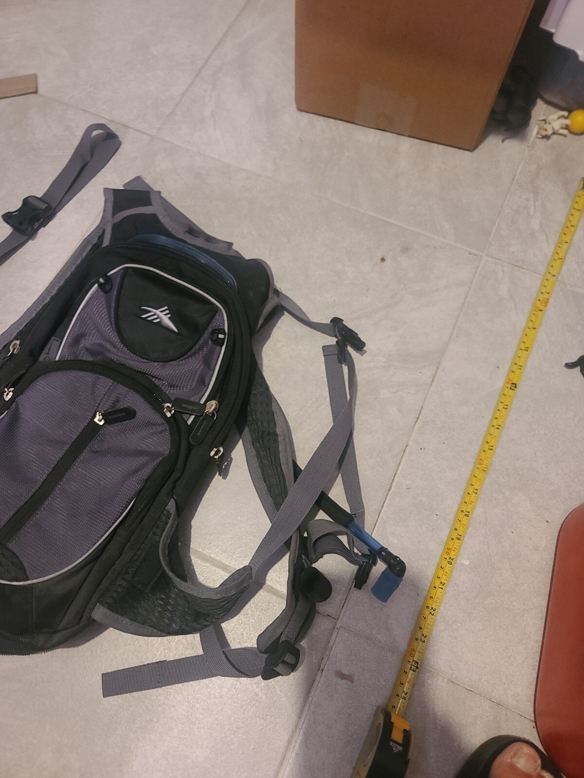 High Sierra Backpack air flow cooled back